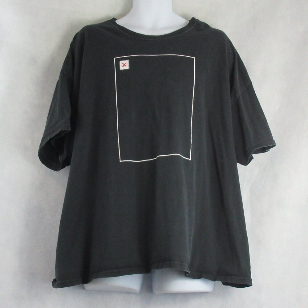 Jinx Men's 100% Cotton Short Sleeve T-Shirt, Black Funny Image Not Found, 4XL